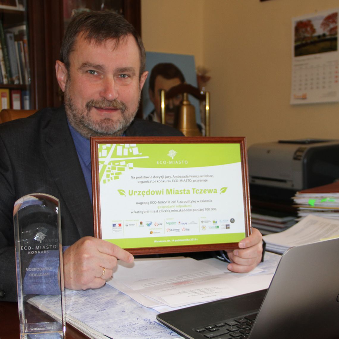 Tczew laureatem konkursu Eco-Miasta 2015 Tczew laureatem konkursu Eco-Miasta 2015