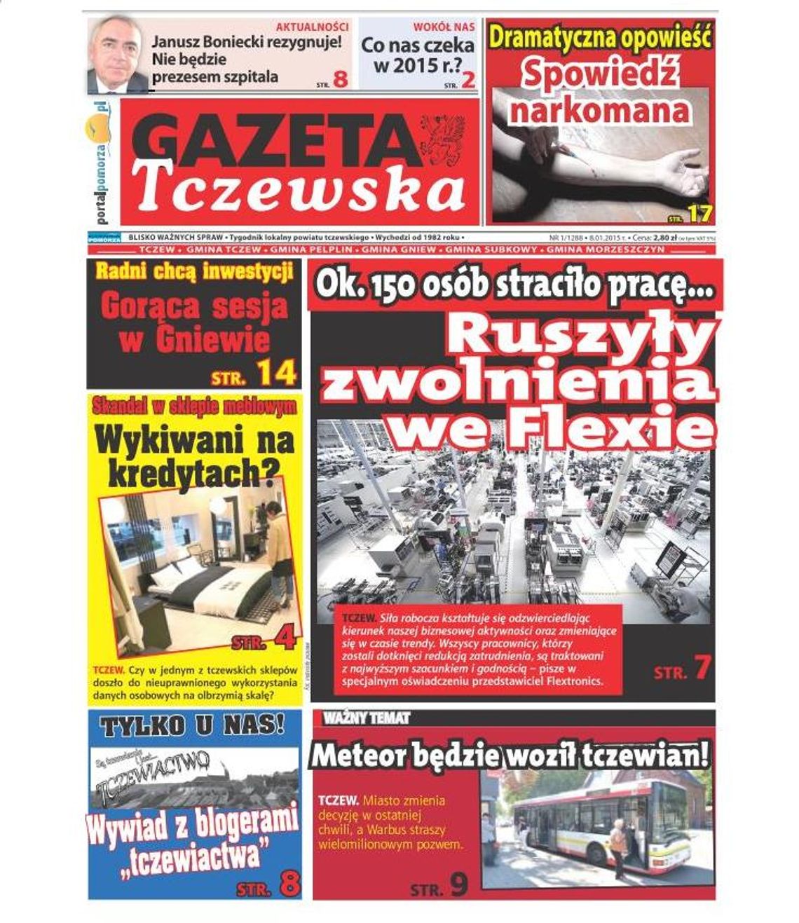 "Tczewiactwo", Meteor vs. Warbus, kredytowa oszustka... Czytaj w GT! "Tczewiactwo", Meteor vs. Warbus, kredytowa oszustka... Czytaj w GT!