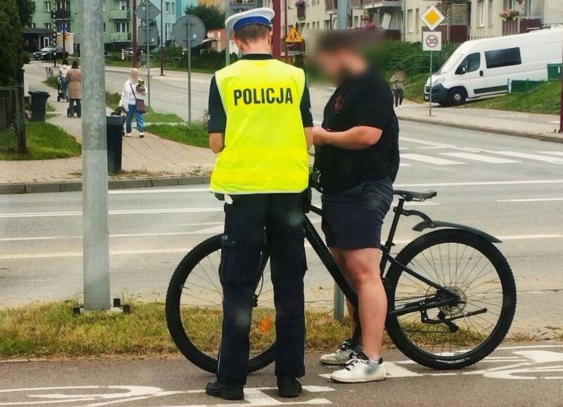 Tczewska policja podczas akcji „e-Rowery” skontrolowała 44 rowerzystów: Wykroczenia i nietrzeźwy uczestnik ruchu!