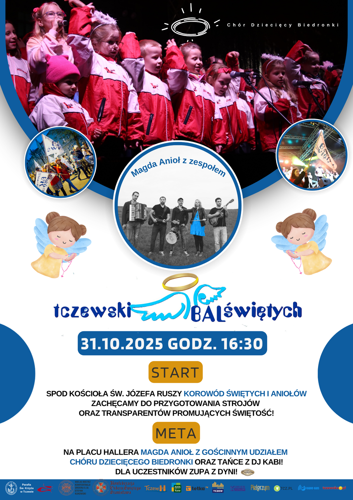Tczewski Bal Świętych 2025 - anielskie wydarzenie na ulicach Tczewa