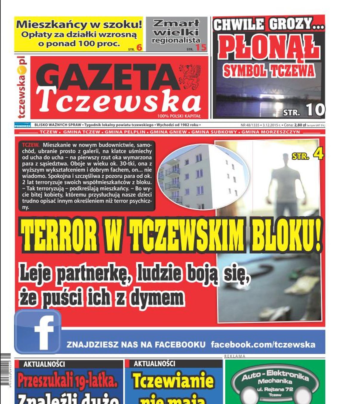 Terror w bloku. Leje partnerkę, ludzie boją się, że puści ich z dymem