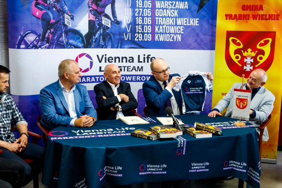 Trąbki Wielkie oficjalnie na mapie Vienna Life Lang Team Maratonów Rowerowych