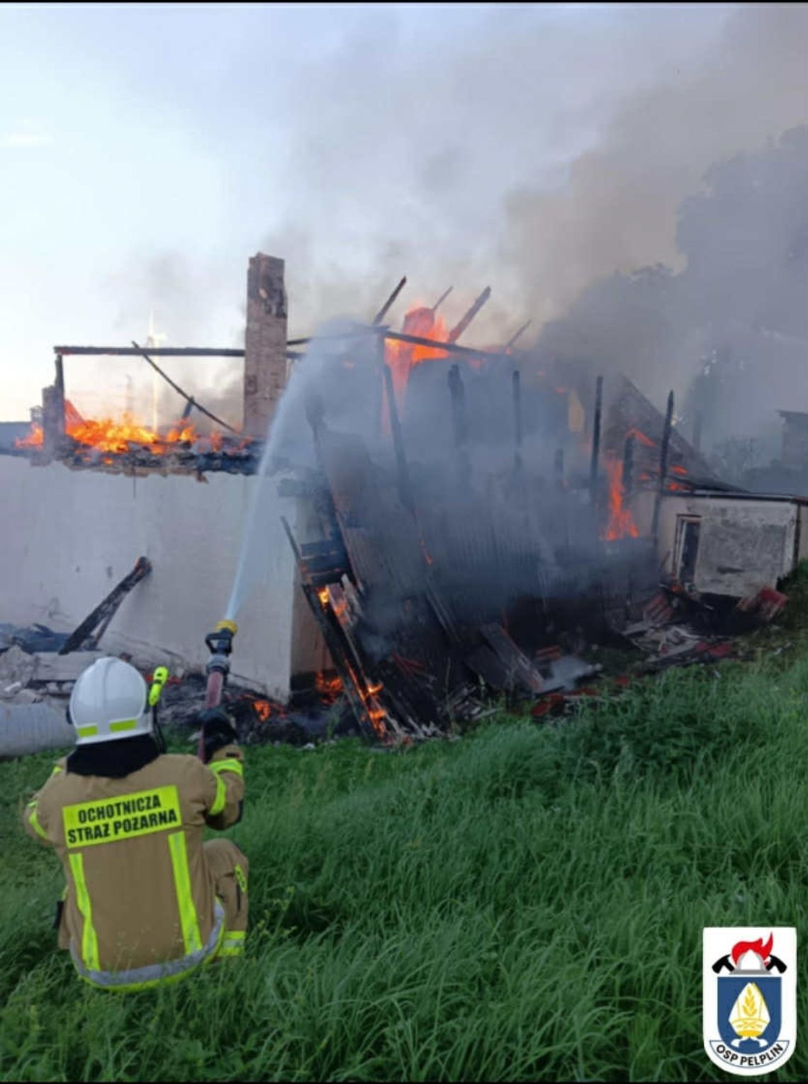 Tragiczny pożar domu w Klonówce. Rodzina straciła dorobek życia