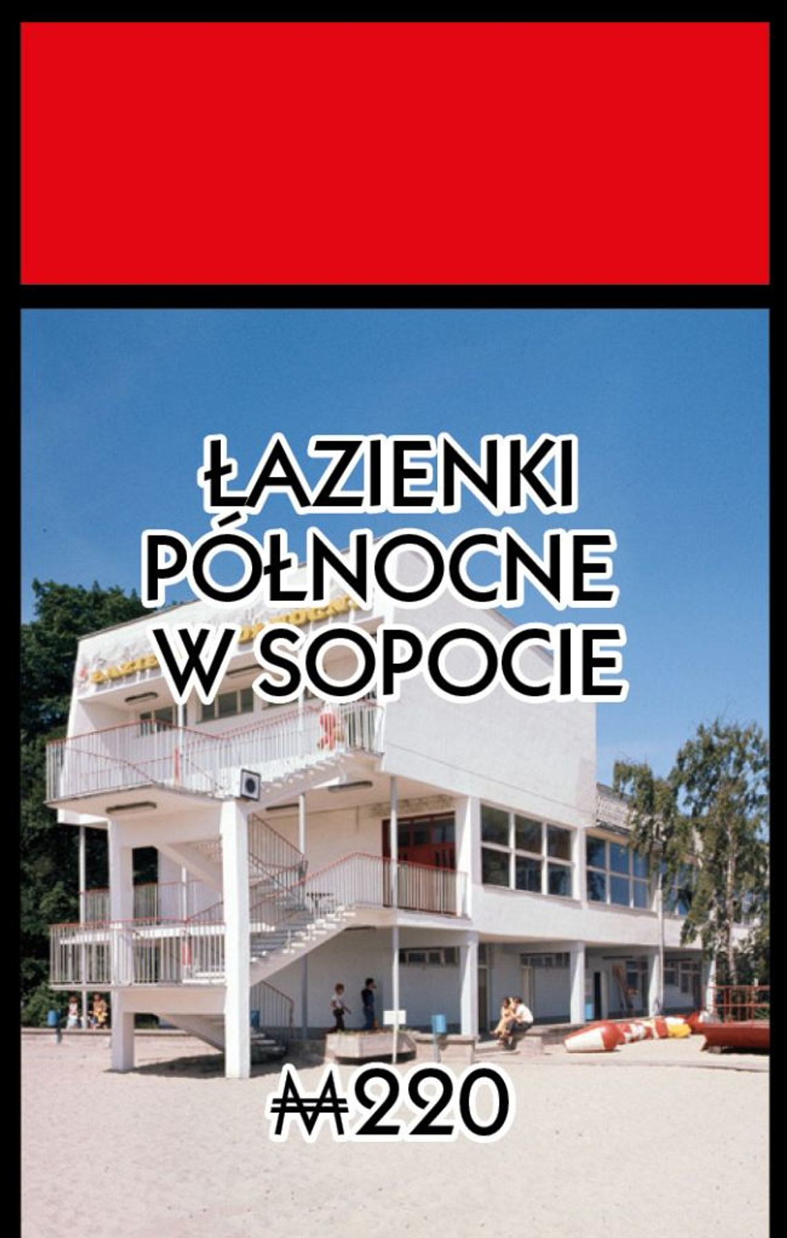Trójmiasto na planszy Monopoly PRL Trójmiasto na planszy Monopoly PRL