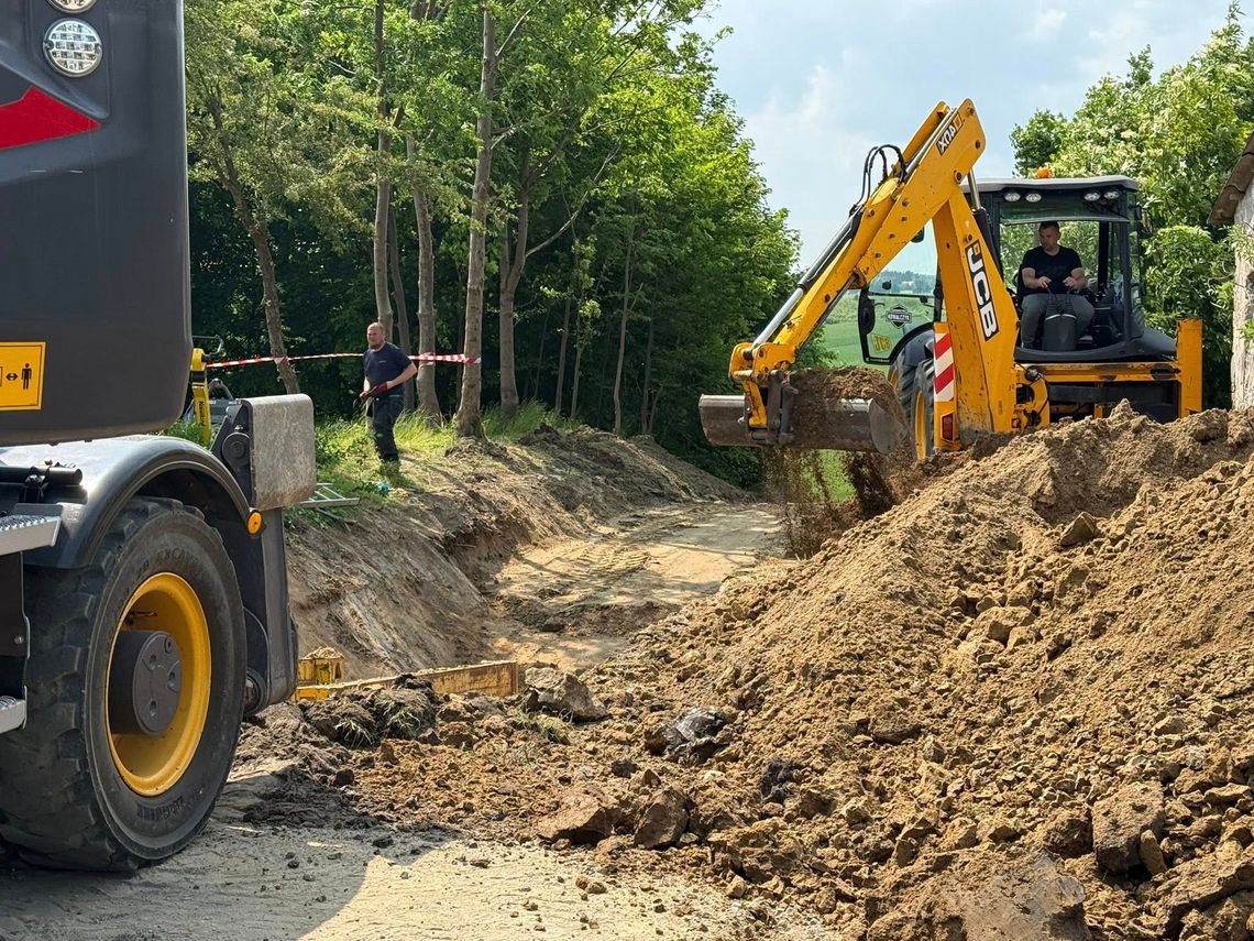 Trwają prace na drodze w Jabłówku. Będzie bezpiecznie, komfortowo i ekologicznie