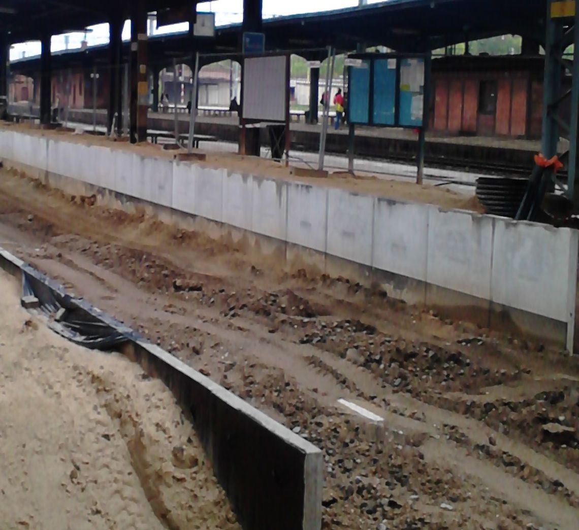 Trwają prace wokół dworca PKP Trwają prace wokół dworca PKP