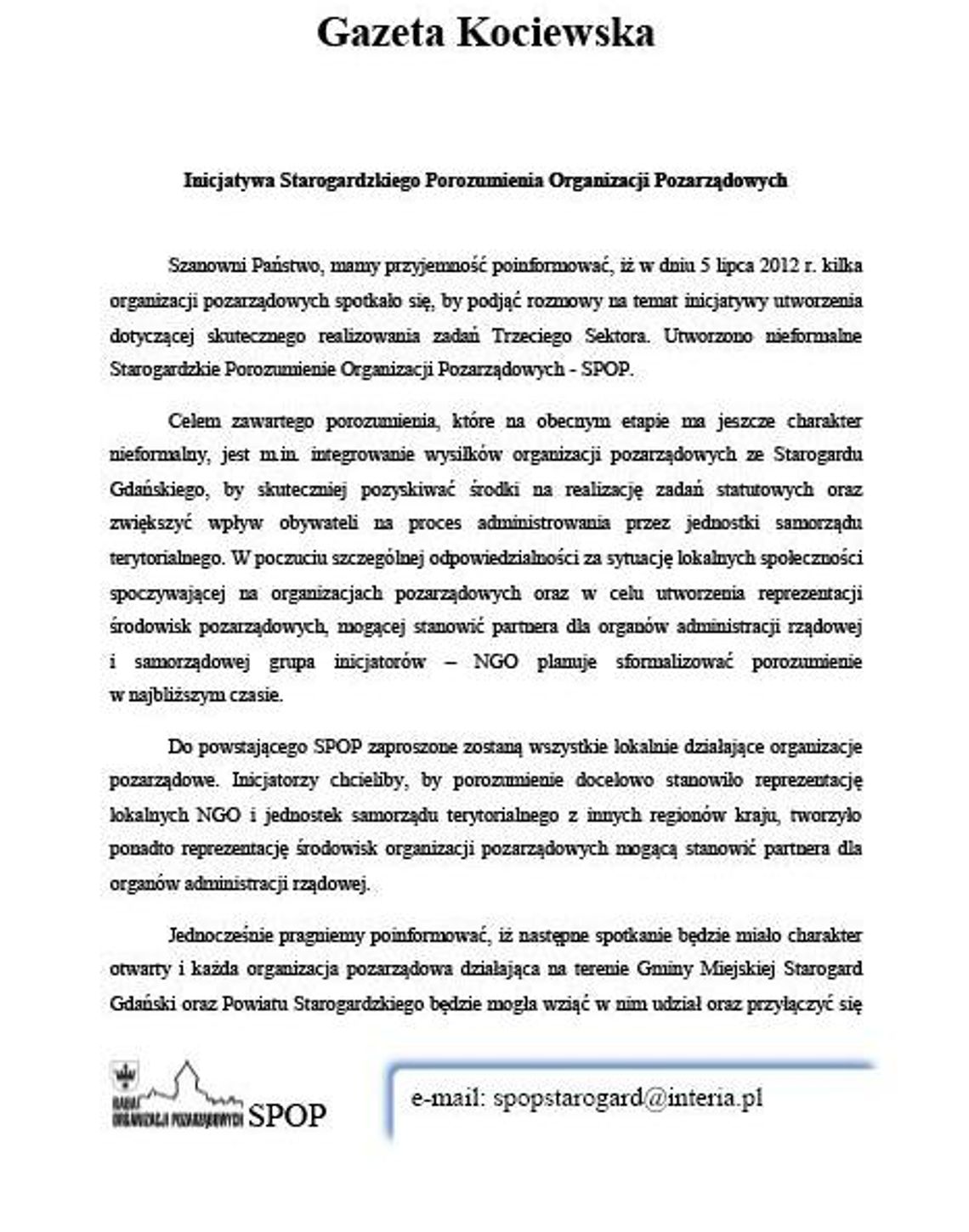 Trwają przepychanki w sprawie powołania Rady Działalności Pożytku Publicznego Trwają przepychanki w sprawie powołania Rady Działalności Pożytku Publicznego