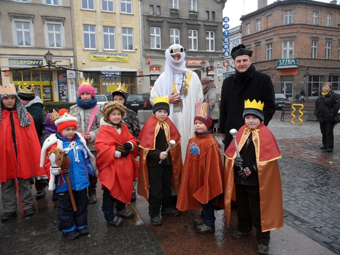 Trzej Królowie na tczewskim rynku