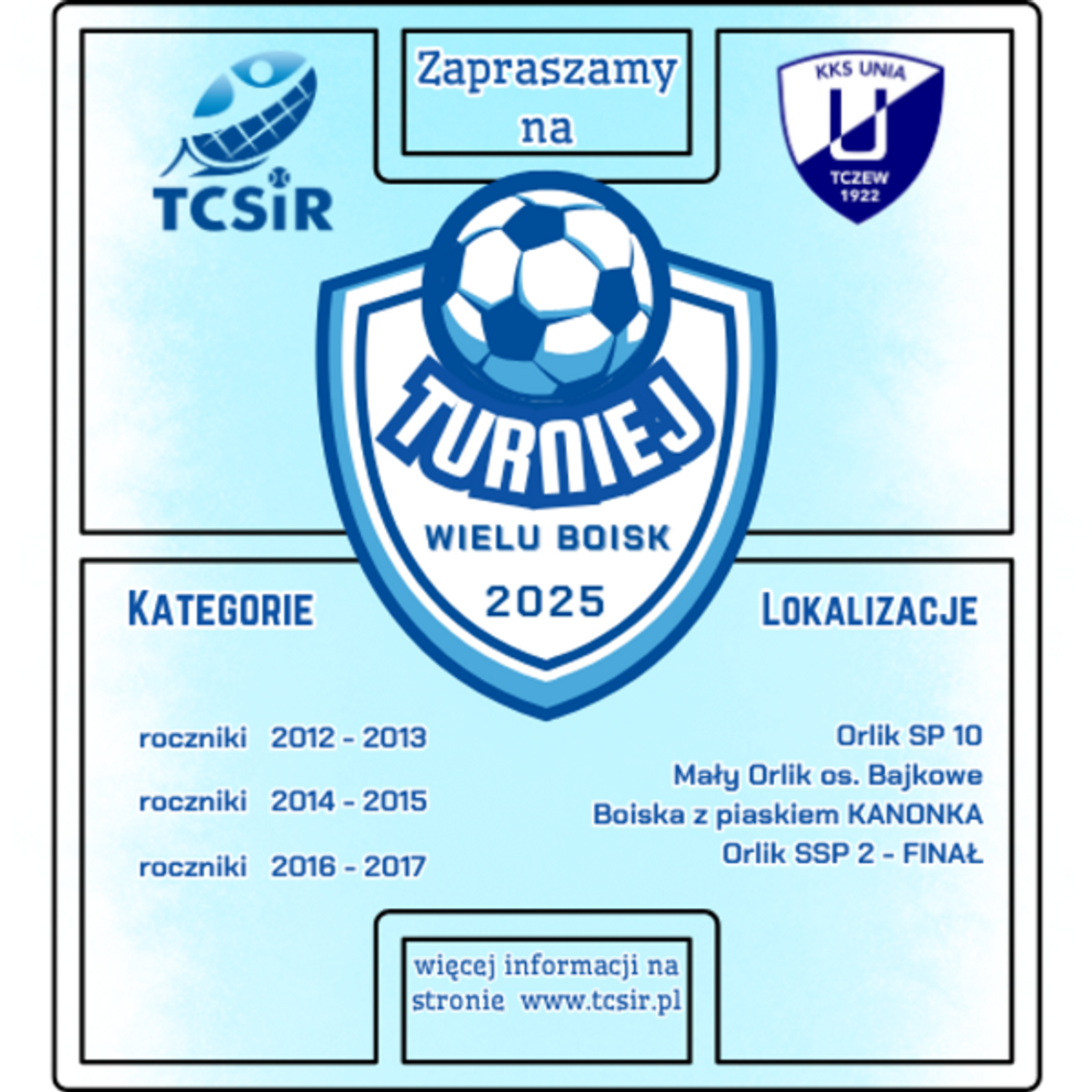 Turniej Wielu Boisk 2025 – święto młodzieżowej piłki nożnej w Tczewie