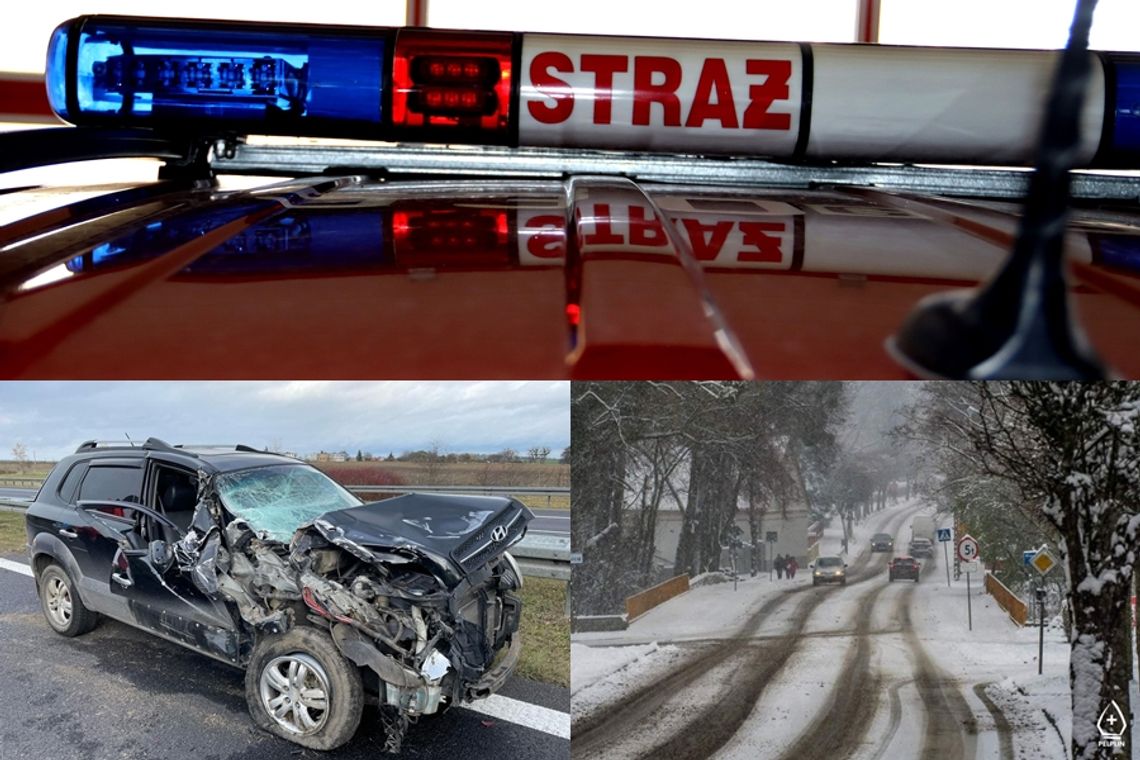 Tydzień wypadków. Zderzenie czołowe, rozbite auto na drzewie i auto w ogniu. KRONIKA STRAŻACKA 6-12.02.2023 Tydzień wypadków. Zderzenie czołowe, rozbite auto na drzewie i auto w ogniu. KRONIKA STRAŻACKA 6-12.02.2023
