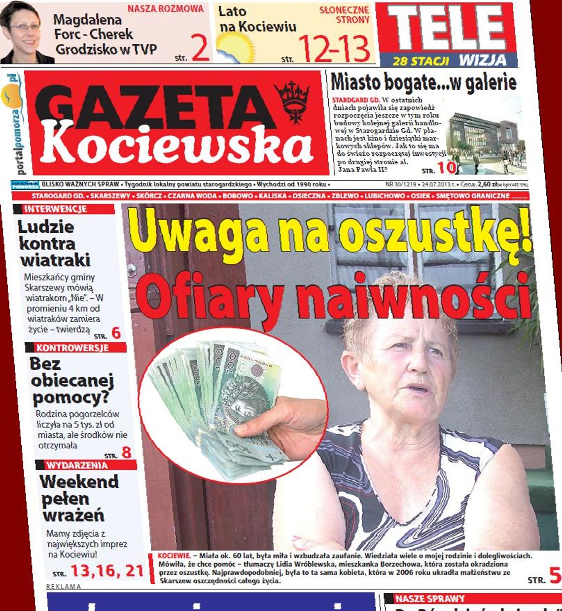 Tylko w Gazecie Kociewskiej! Tylko w Gazecie Kociewskiej!