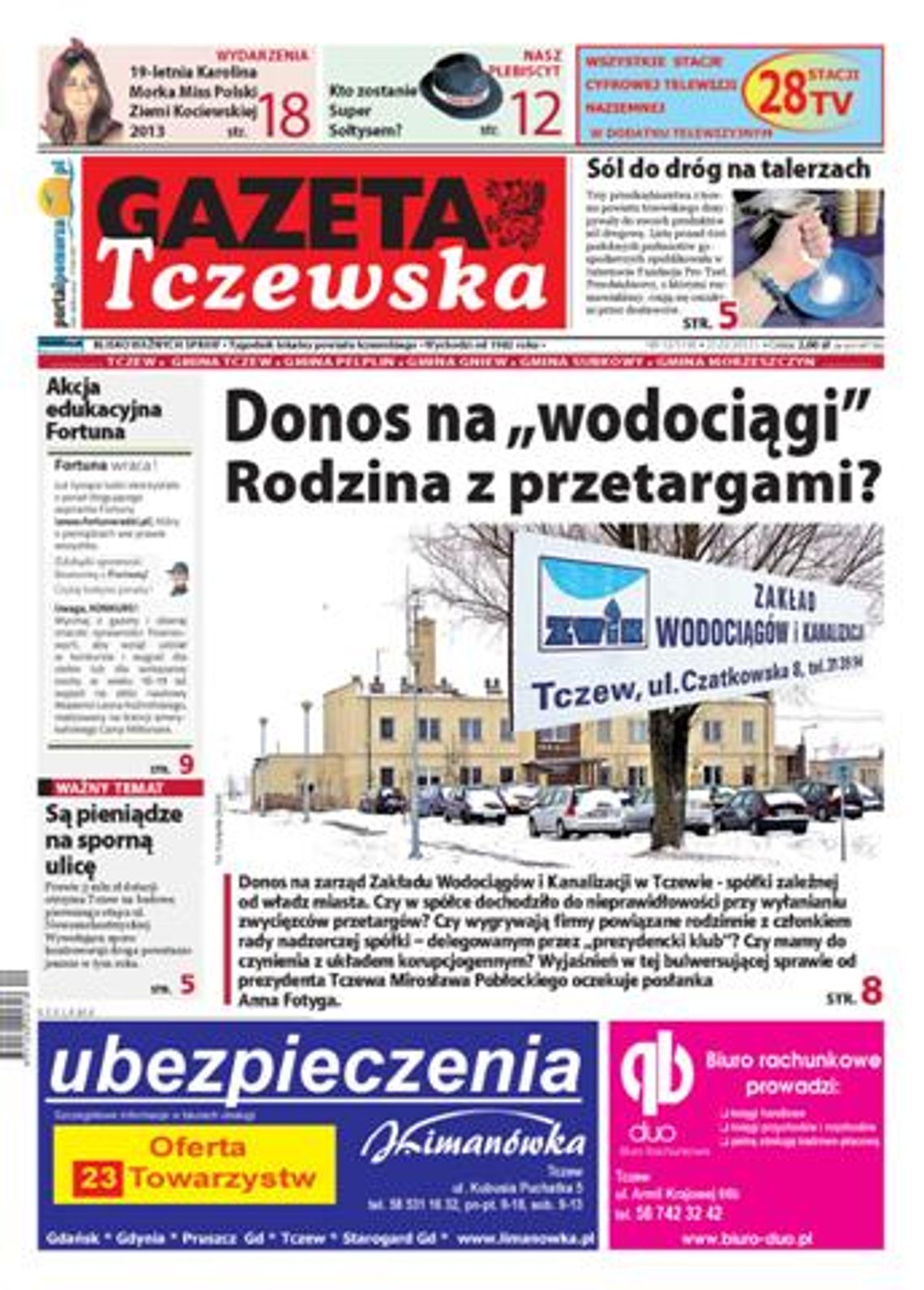 Tylko w „Gazecie Tczewskiej”! Tylko w „Gazecie Tczewskiej”!