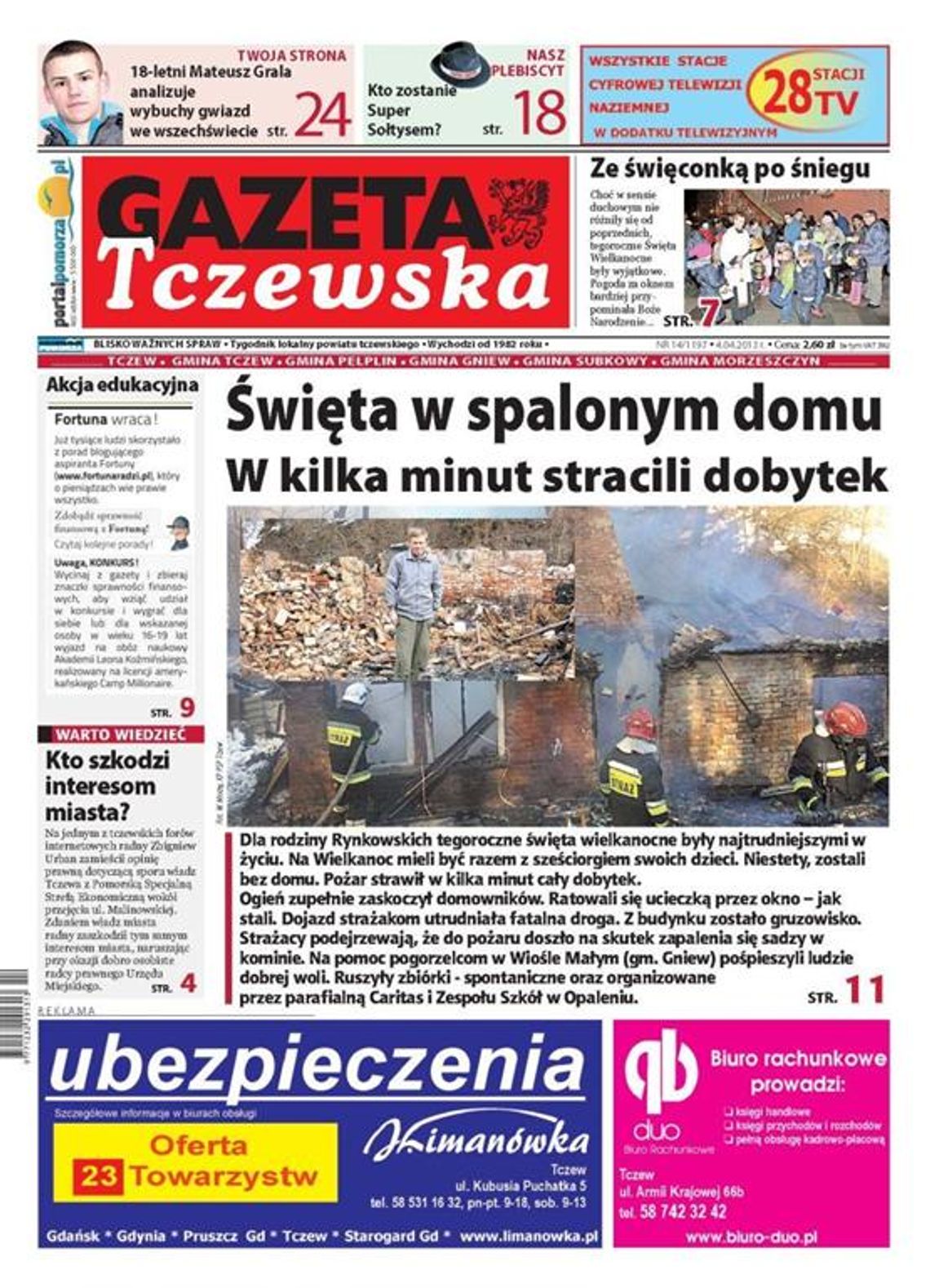 Tylko w „Gazecie Tczewskiej”!