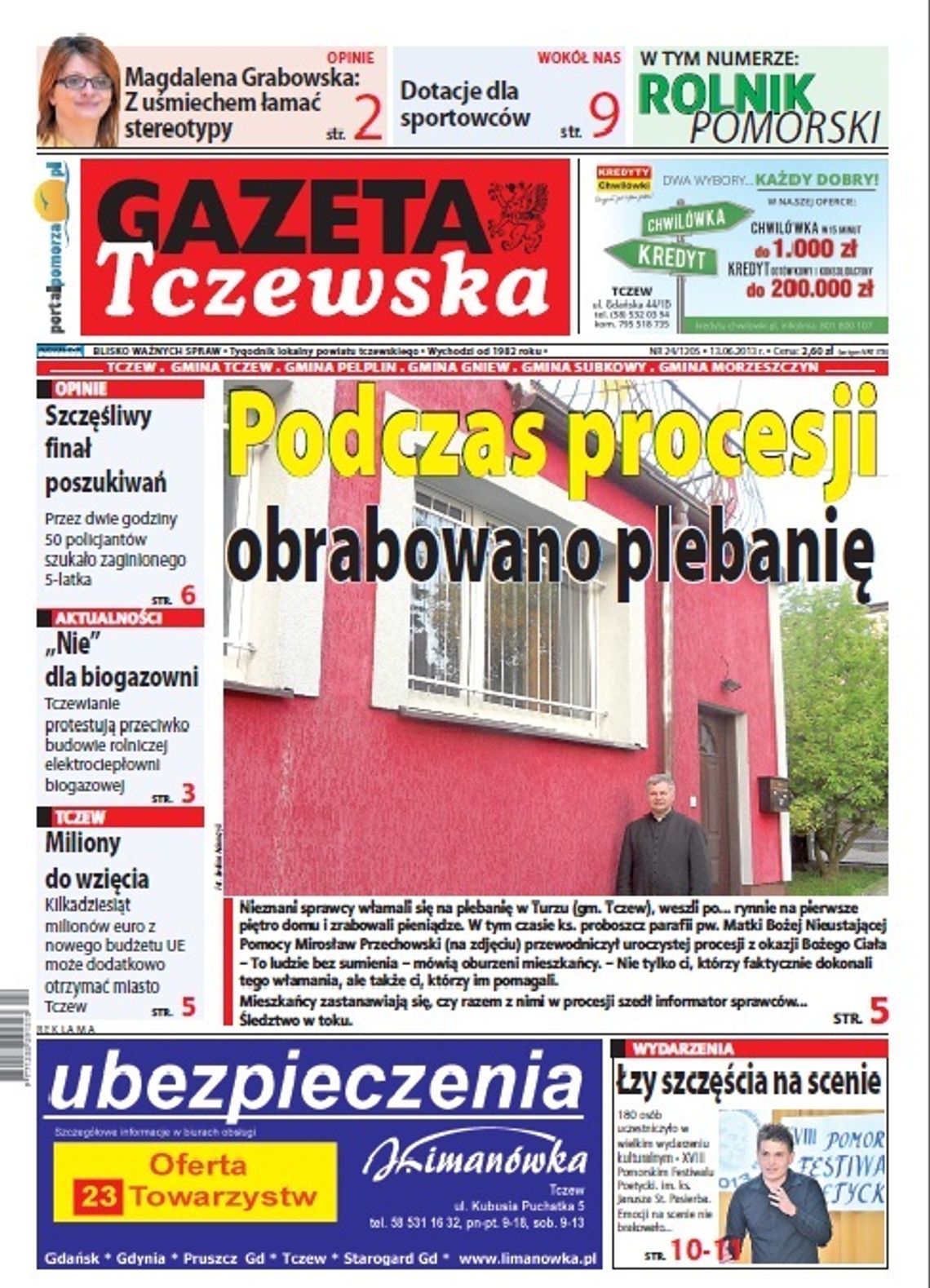 Tylko w „Gazecie Tczewskiej”! Tylko w „Gazecie Tczewskiej”!