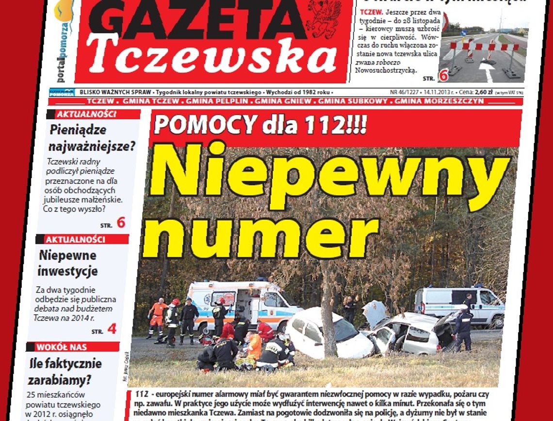 Tylko w Gazecie Tczewskiej! Tylko w Gazecie Tczewskiej!