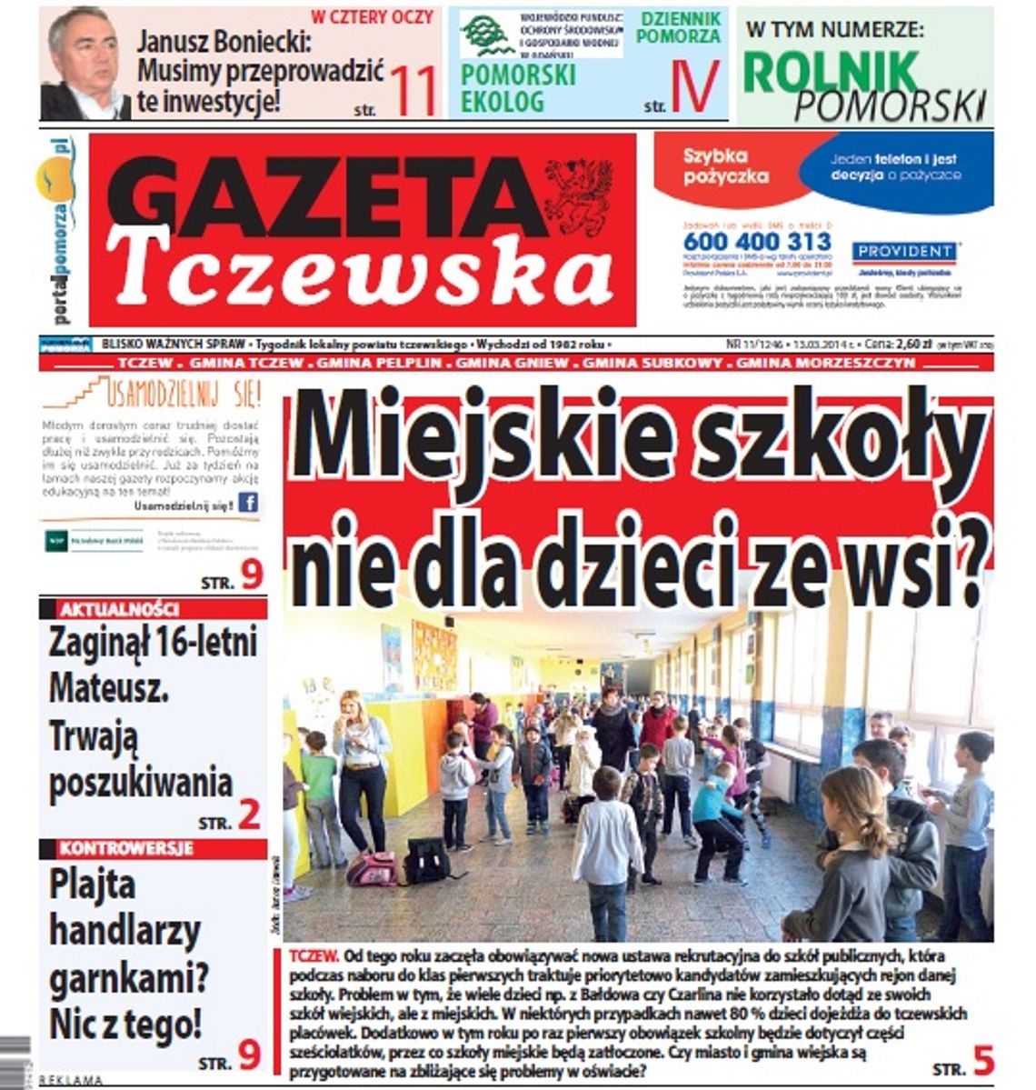 Tylko w Gazecie Tczewskiej. Już w kioskach!
