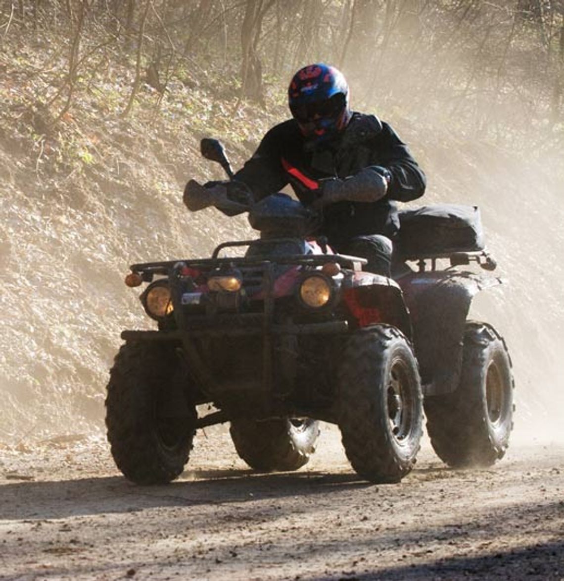 Uciekał quadem przed kontrolą policji