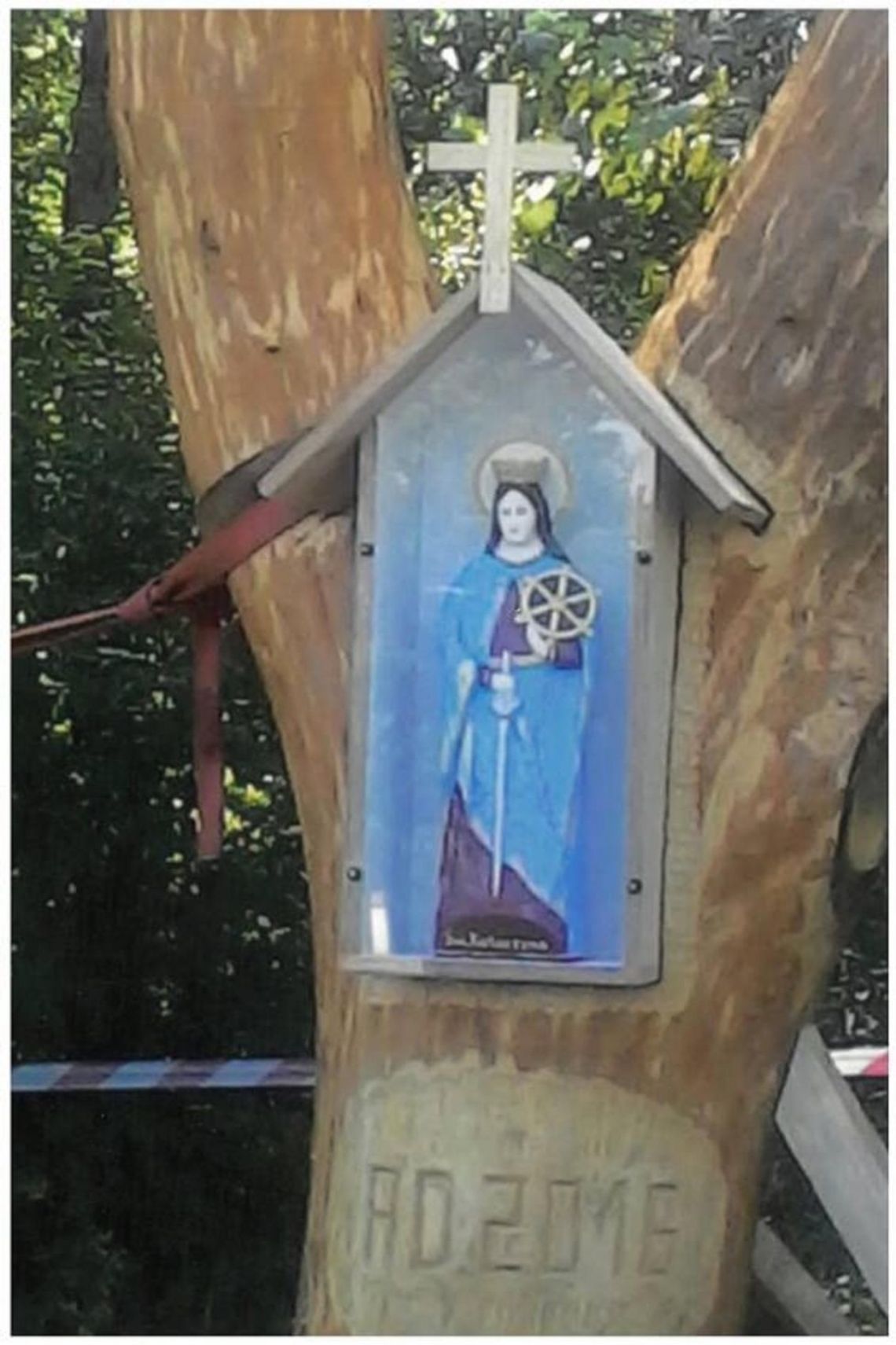 Ukradli figurkę świętej Katarzyny Ukradli figurkę świętej Katarzyny