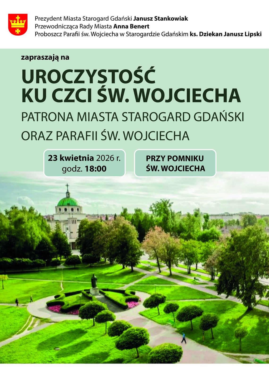 Uroczystości ku czci św. Wojciecha w Starogardzie Gdańskim