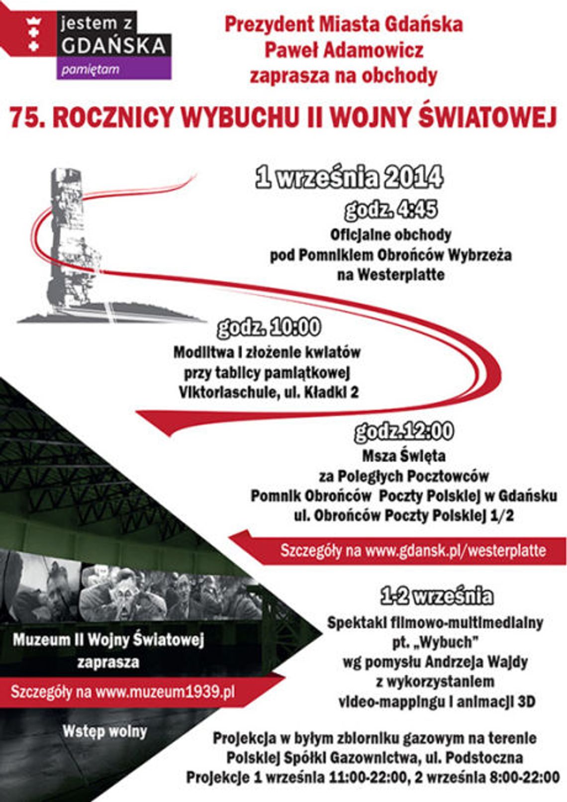 Uroczystości wrześniowe na Westerplatte