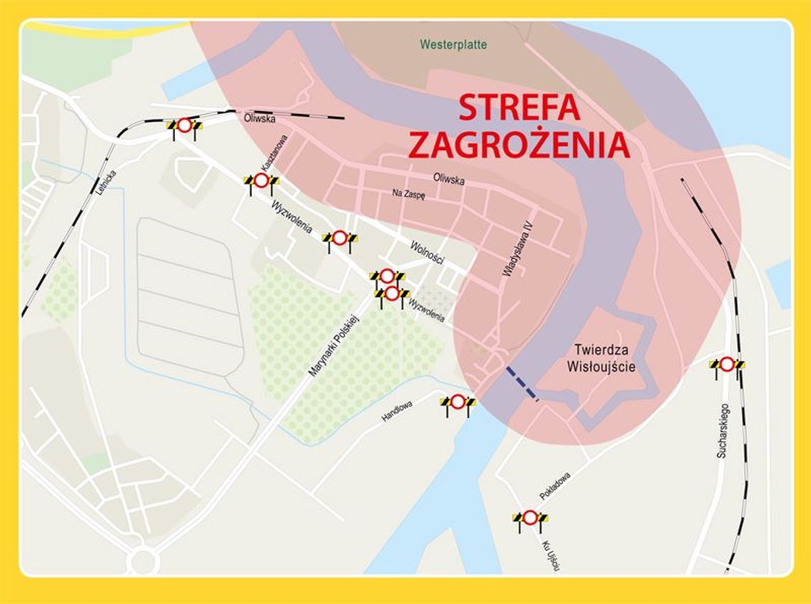 Usuwanie niewybuchu z dna Martwej Wisły