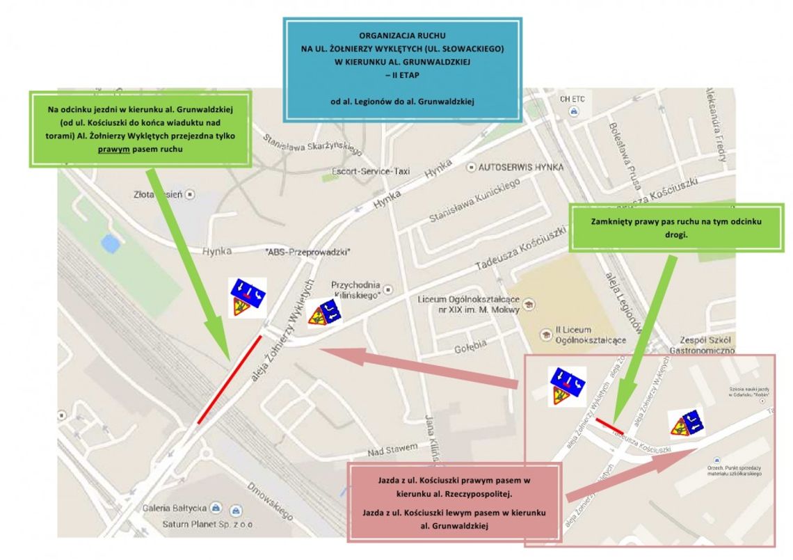 Utrudnienia w ruchu na wiadukcie we Wrzeszczu