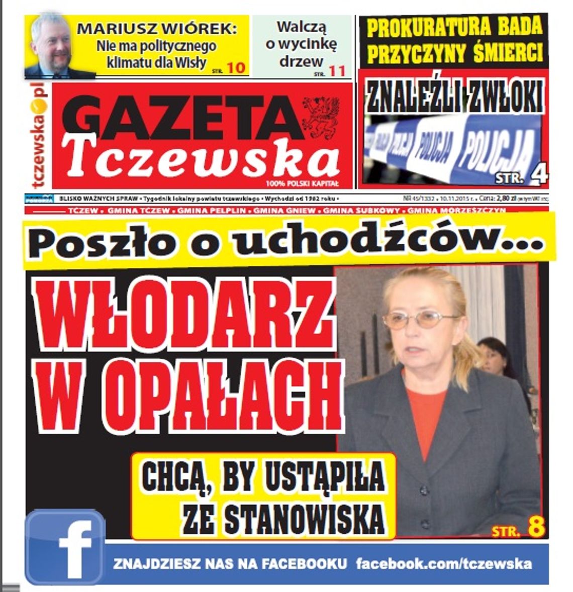 UWAGA! Gazeta Tczewska już dziś w Twoim kiosku! UWAGA! Gazeta Tczewska już dziś w Twoim kiosku!