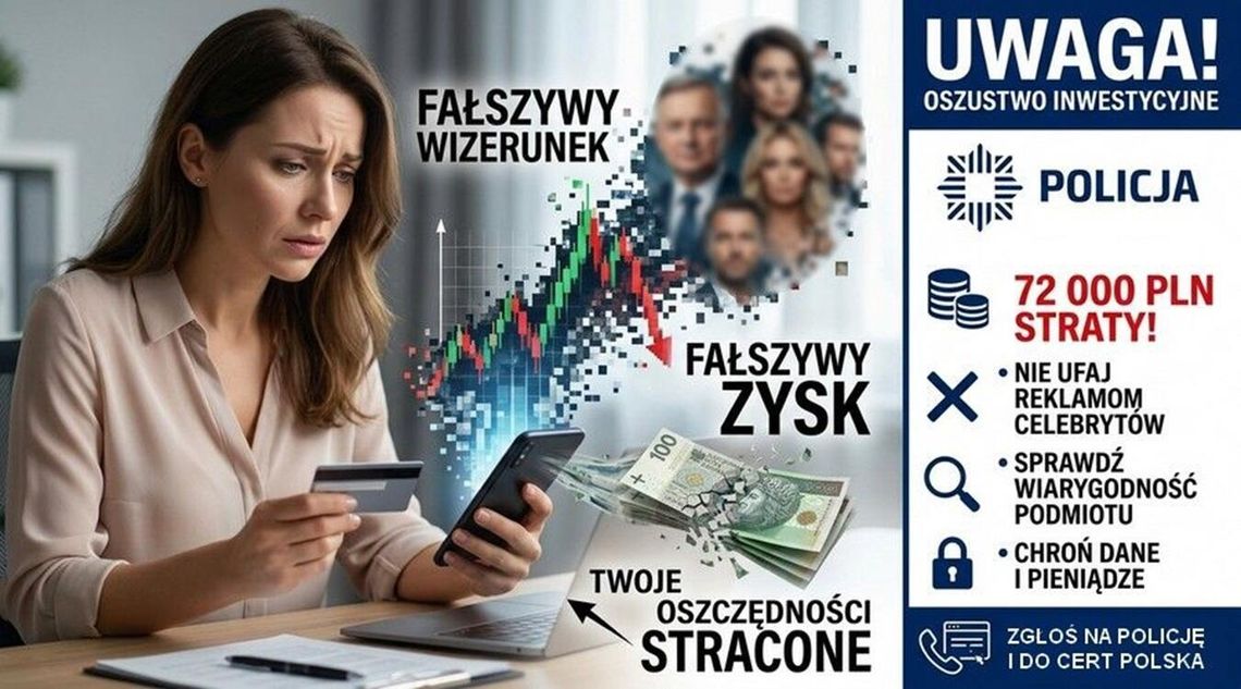 Uważaj! Oszuści wykorzystują wizerunki znanych osób, aby wyłudzić pieniądze