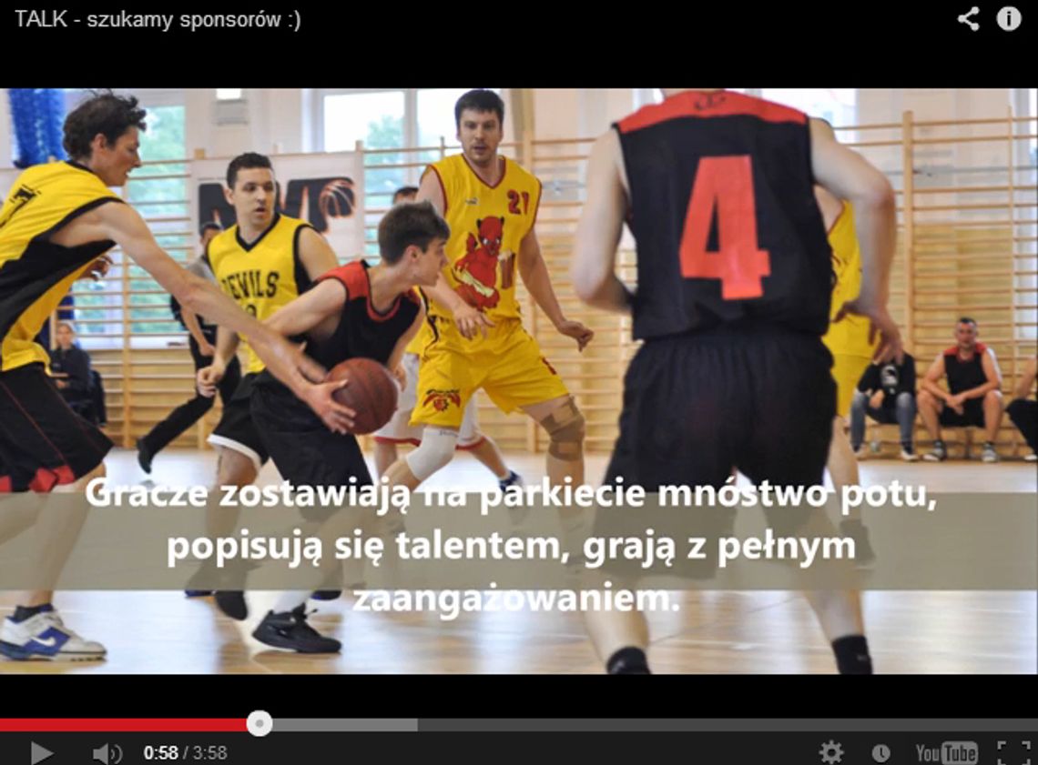 [VIDEO] TALK - szukamy sponsorów
