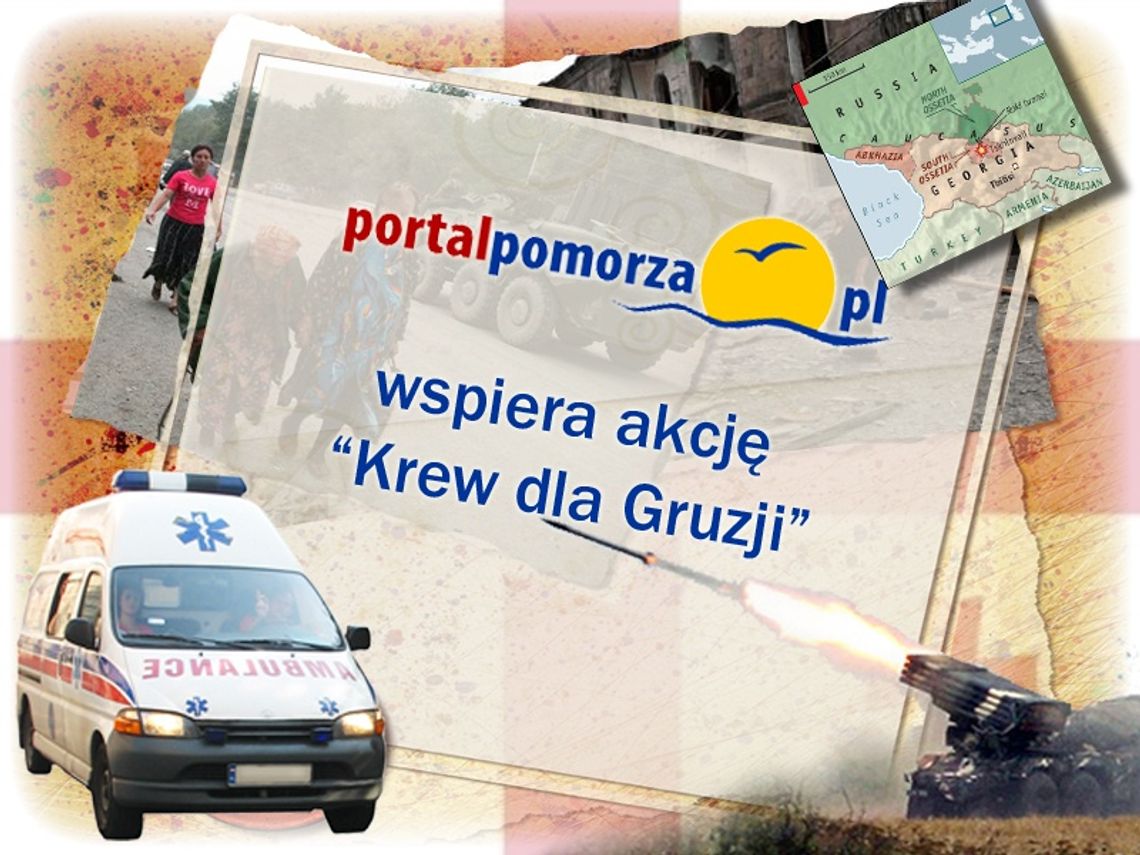 W duchu solidarności: "Przelej krew dla Gruzinów" W duchu solidarności: "Przelej krew dla Gruzinów"