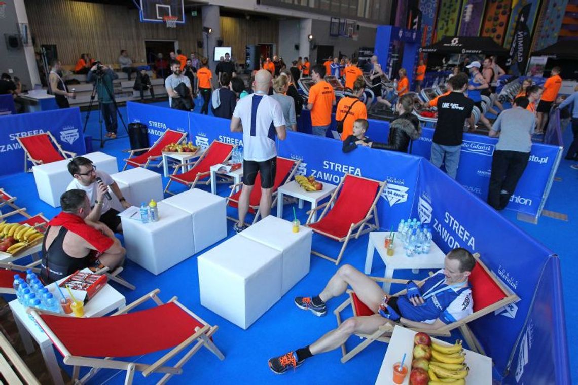 W Gdańsku odbyły się I w Polsce zawody triathlonowe pod dachem