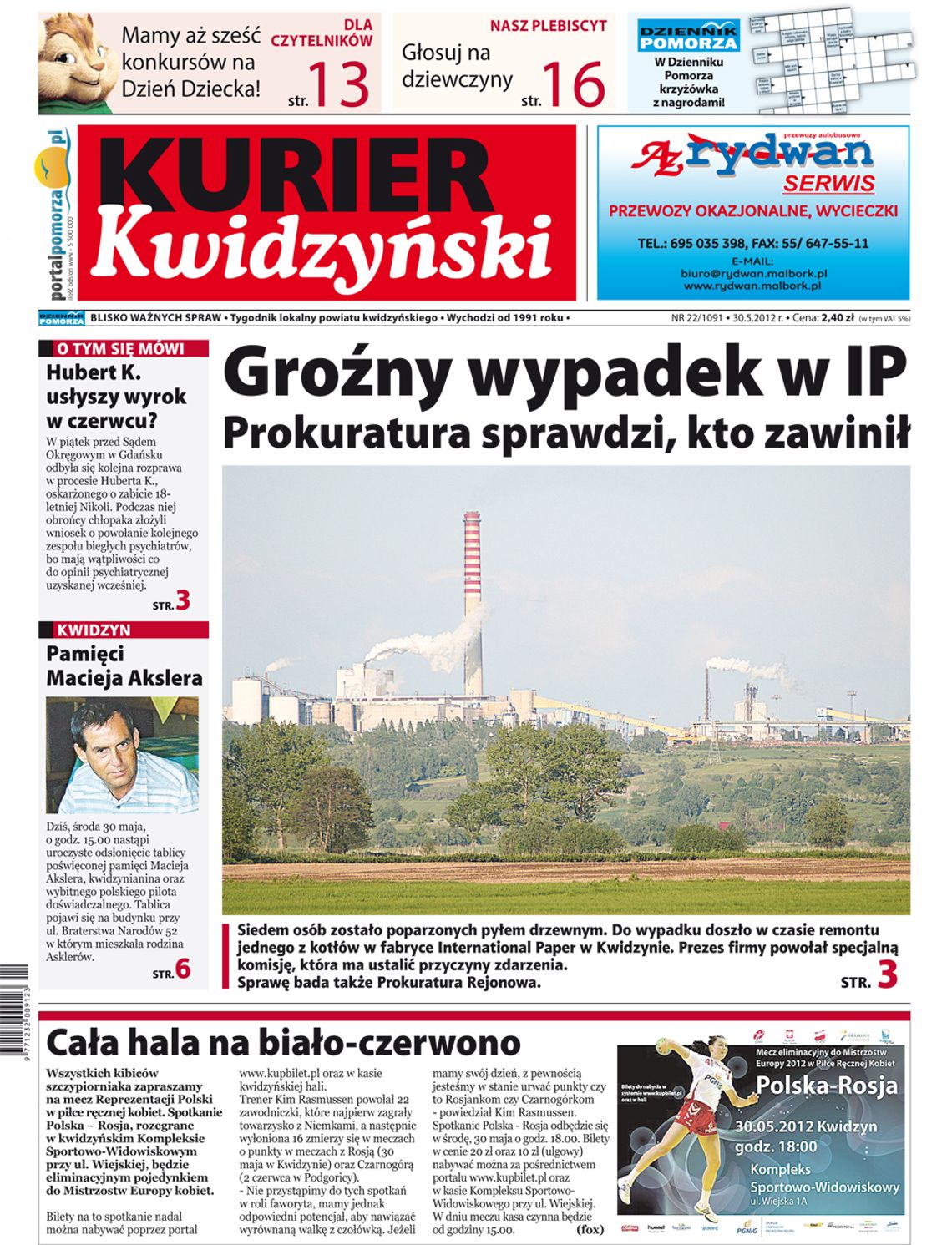 W najnowszym numerze „Kuriera Kwidzyńskiego”: W najnowszym numerze „Kuriera Kwidzyńskiego”: