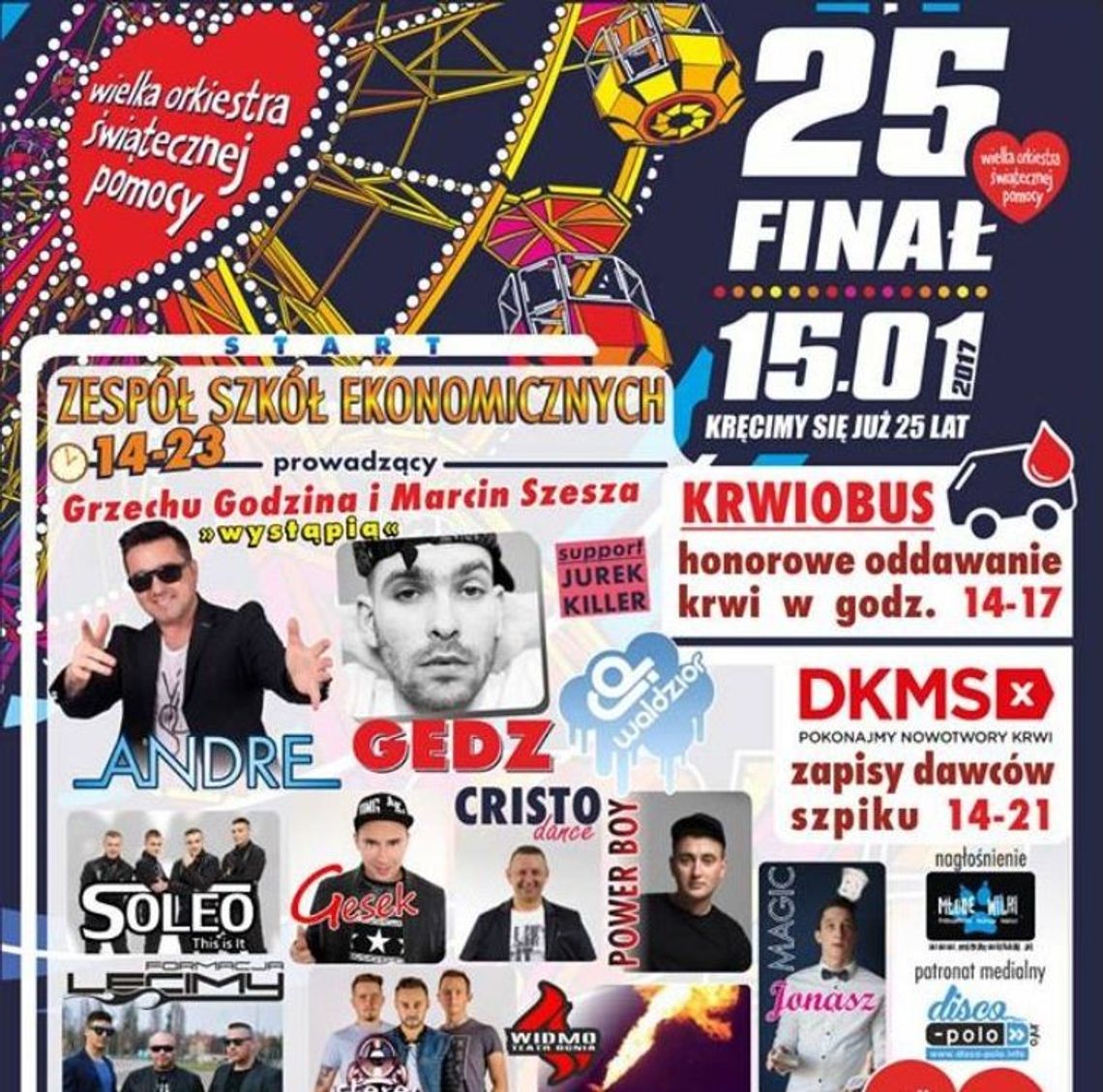 W niedzielę WOŚP - Sprawdź programy koncertów na terenie powiatu tczewskiego W niedzielę WOŚP - Sprawdź programy koncertów na terenie powiatu tczewskiego