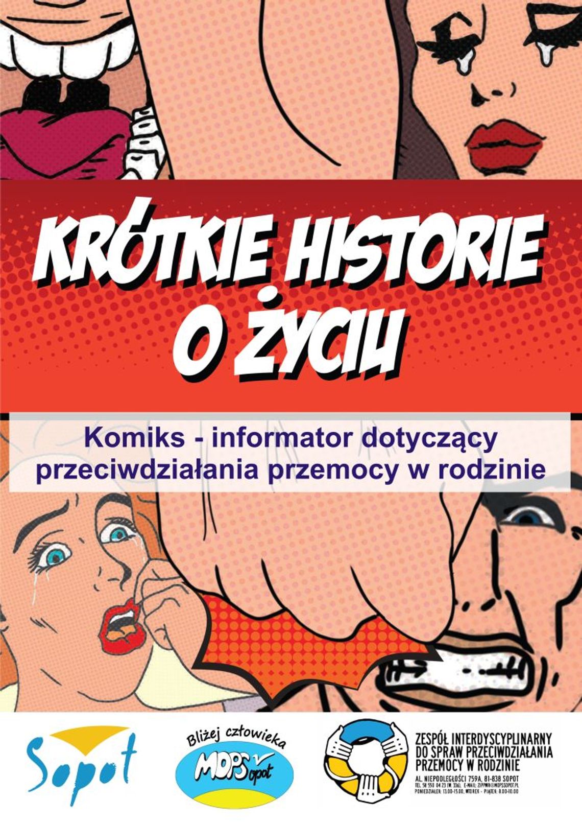 W Sopocie powstał komiks – informator dotyczący przeciwdziałania przemocy w rodzinie