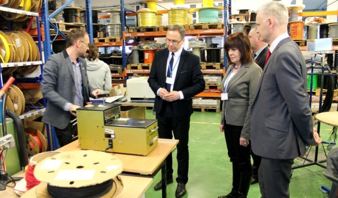 W trosce o rozwój lokalnego biznesu. Spotkanie w Gerdins Cable System