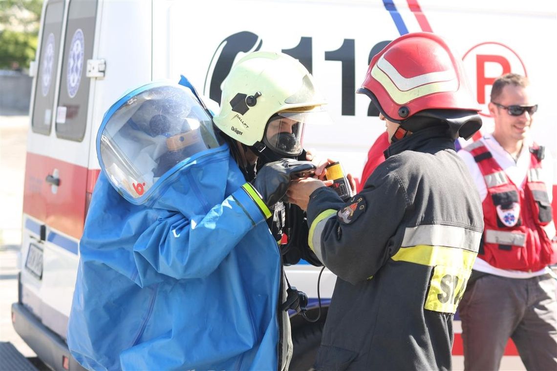 W „Warmińskich” wyciekł amoniak? Jesteśmy przygotowani W „Warmińskich” wyciekł amoniak? Jesteśmy przygotowani