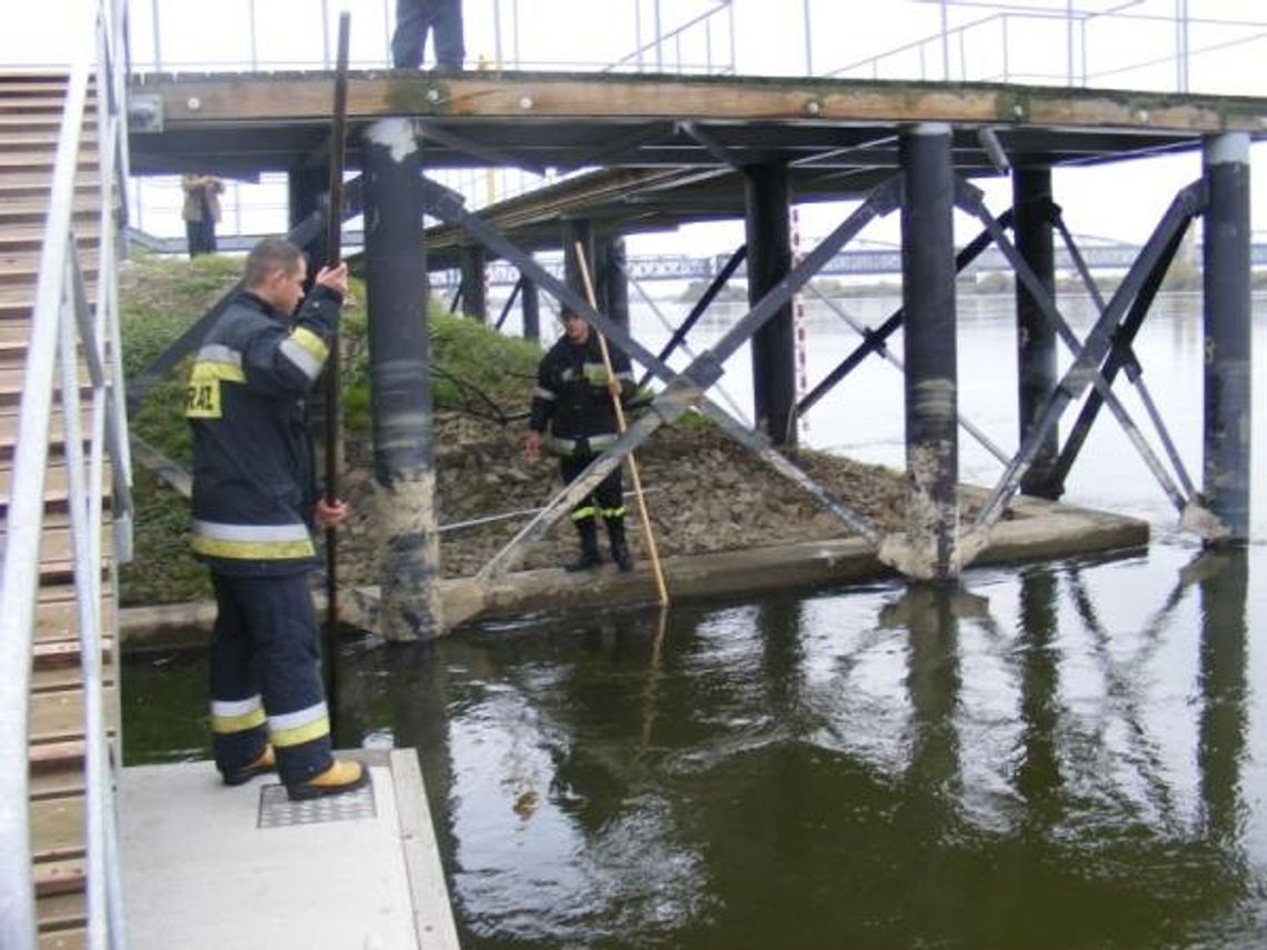 Wędkarz wpadł do Wisły