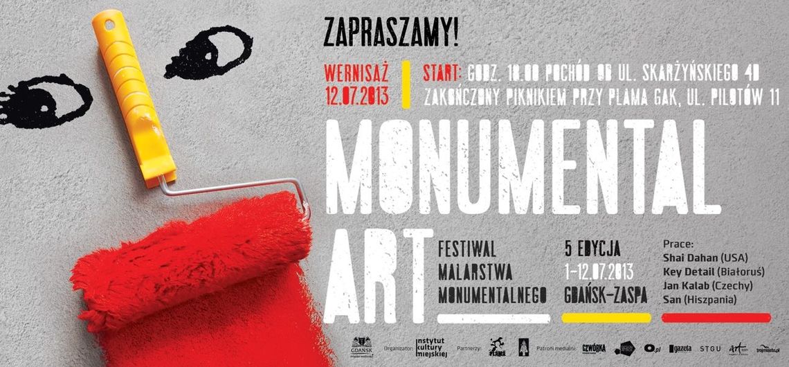 Wernisaż murali 5. edycji Festiwalu Monumental Art. 
