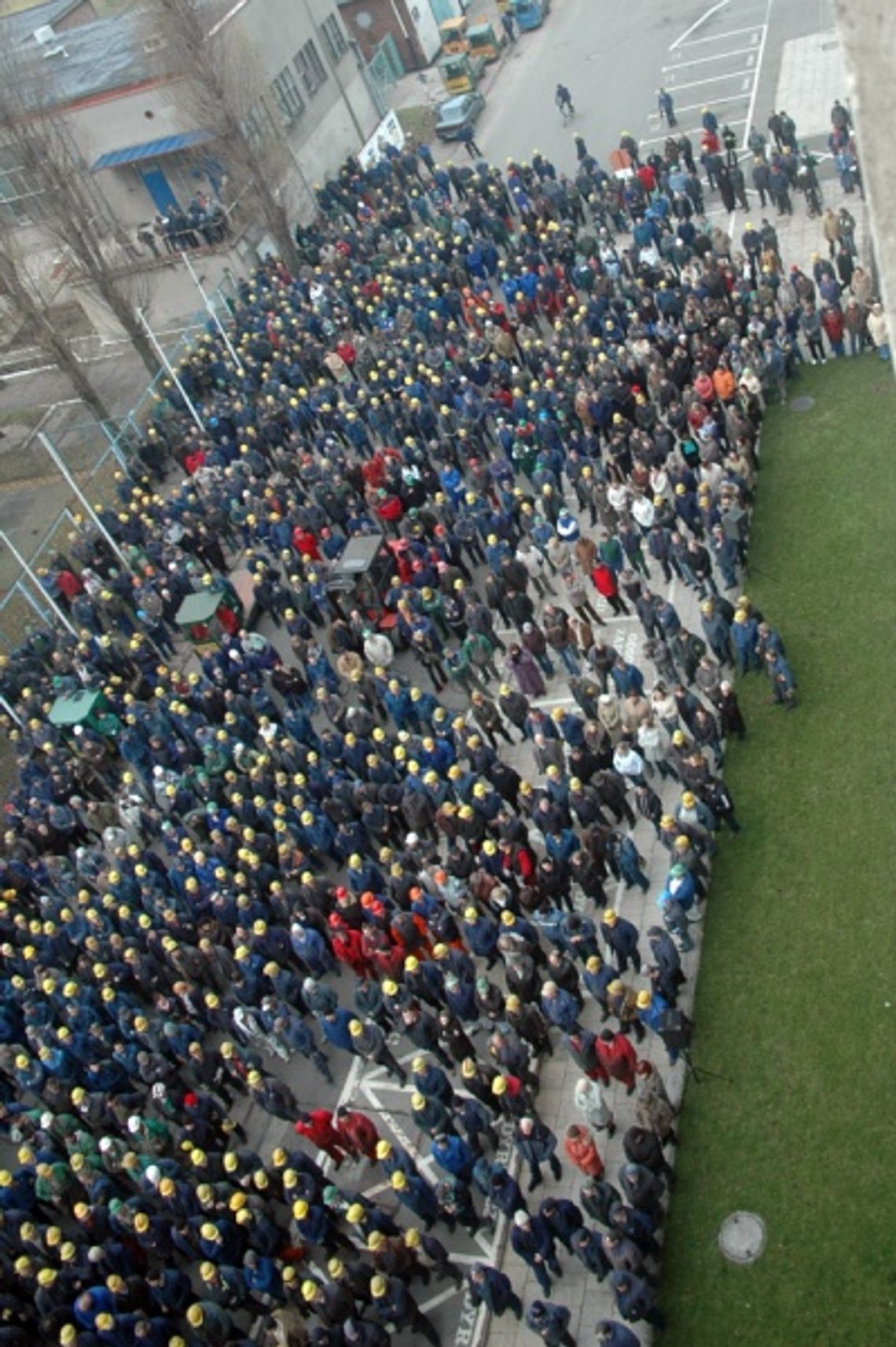 Wiec rozpaczy - w obronie stoczni i miejsc pracy