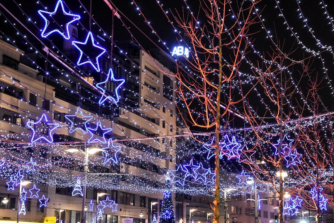 Więcej świątecznych iluminacji w Gdyni