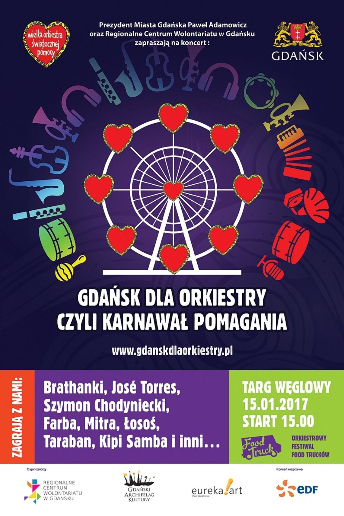 Wielki finał w Gdańsku 15 stycznia 2017 roku na Targu Węglowym Wielki finał w Gdańsku 15 stycznia 2017 roku na Targu Węglowym