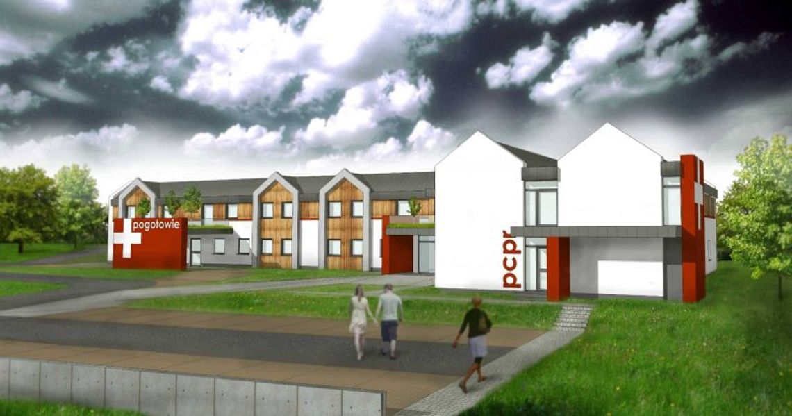 Wizualizacje nowej siedziby pogotowia i PCPR w Pruszczu Gdańskim
