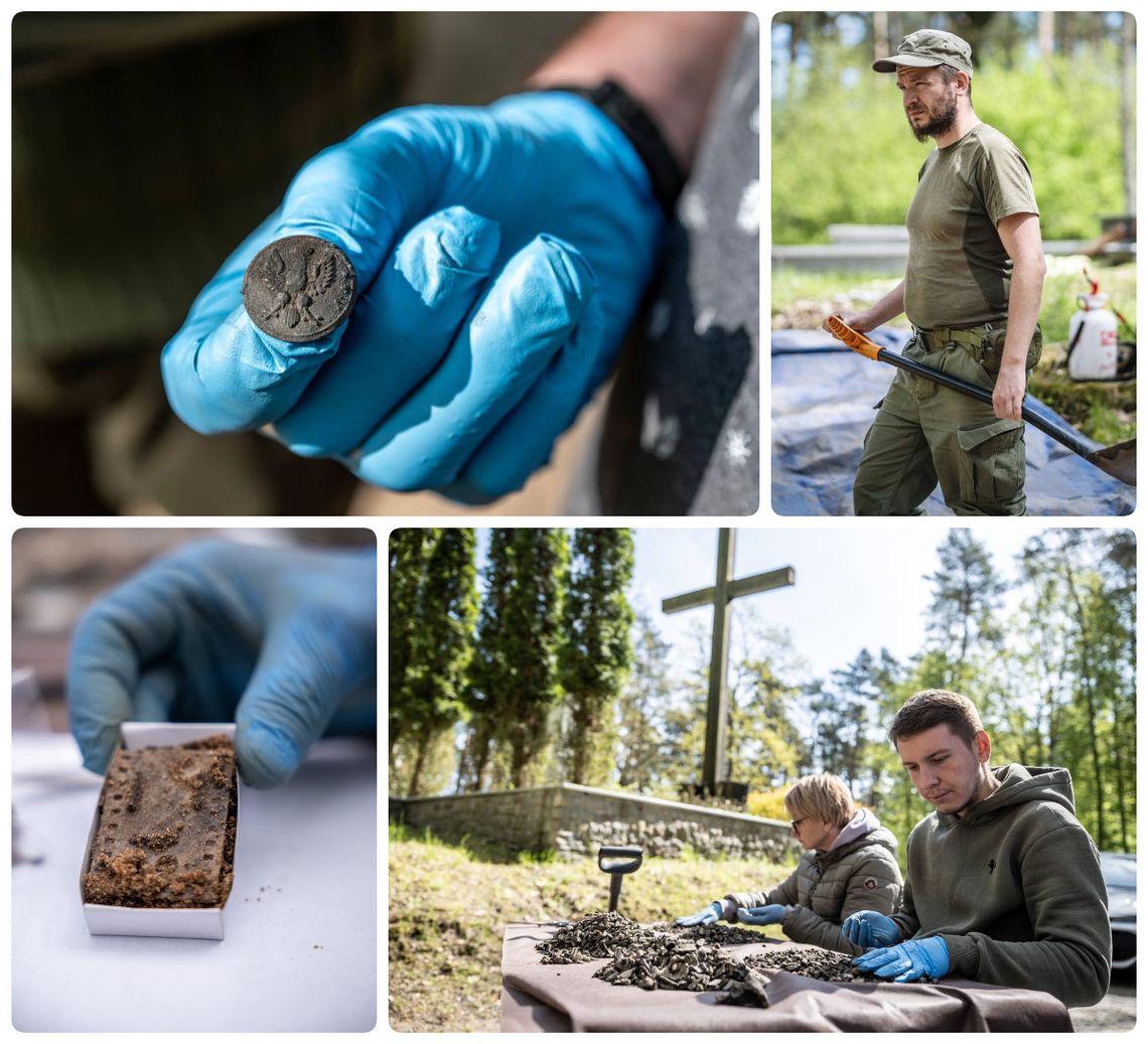 WRACAMY DO SPRAWY: W grobach znaleziono wiele przedmiotów osobistych ofiar niemieckiej zbrodni