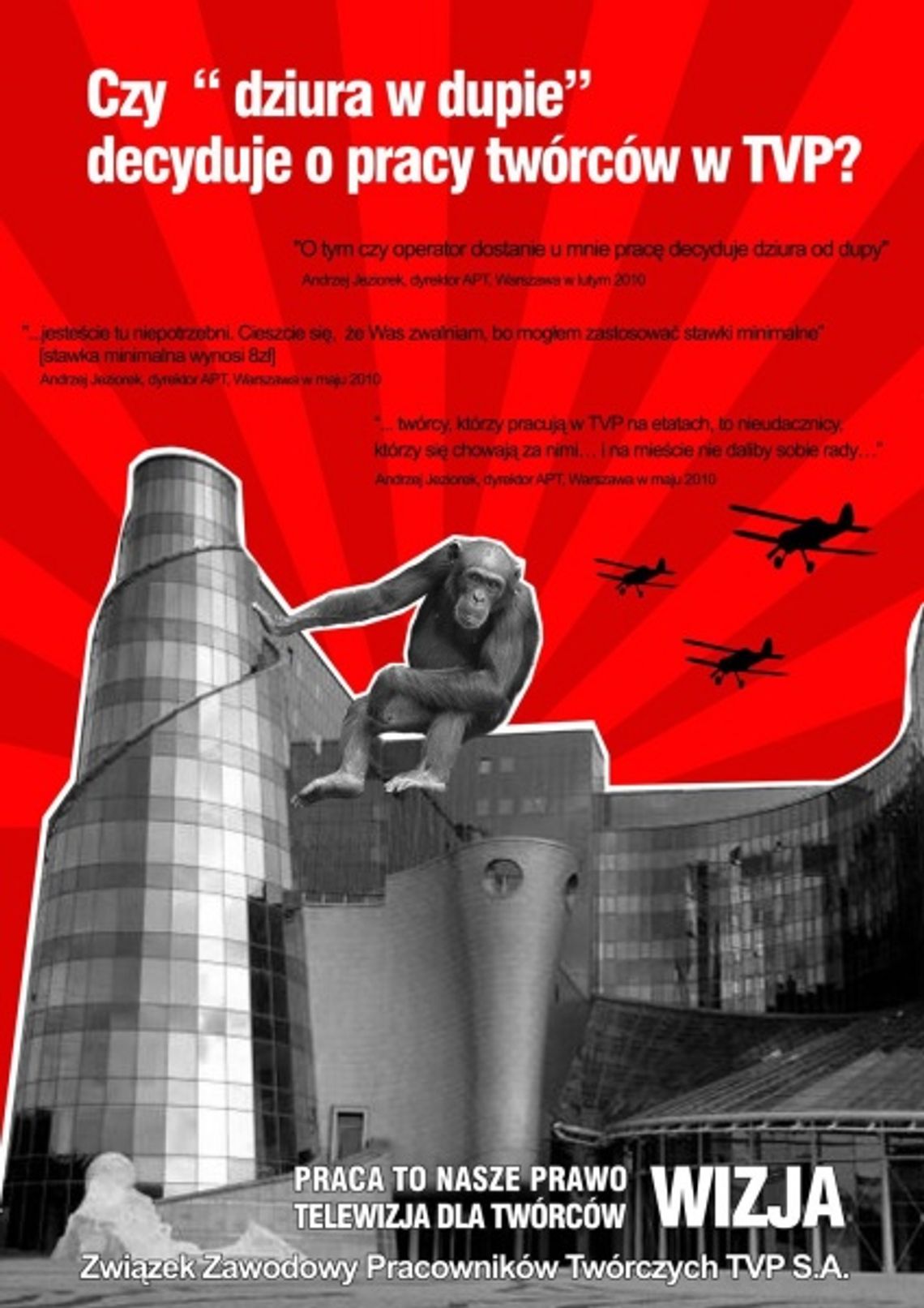 Wrze w telewizji publiczej. Związkowcy w natarciu Wrze w telewizji publiczej. Związkowcy w natarciu