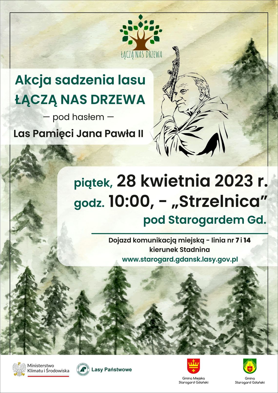 Wspólne sadzenie lasu z leśnikami ze Starogardu! Już 28 kwietnia w Strzelnicy!