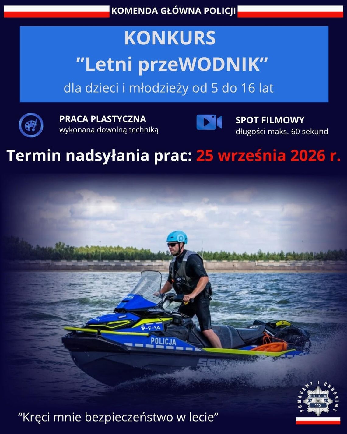 Wspomnij bezpieczne wakacje i wygraj atrakcyjne nagrody! Trwa konkurs „Letni przeWODNIK” dla dzieci i młodzieży Wspomnij bezpieczne wakacje i wygraj atrakcyjne nagrody! Trwa konkurs „Letni przeWODNIK” dla dzieci i młodzieży