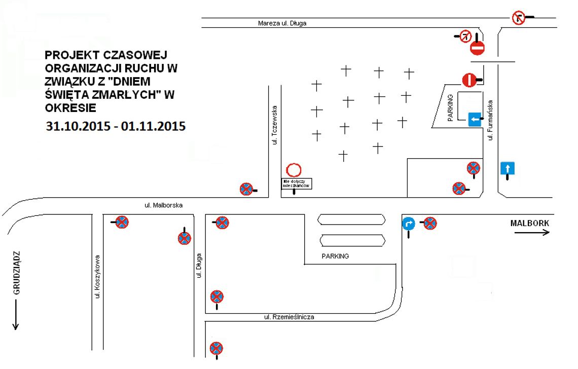 Wszystkich świętych: Zmiany w ruchu drogowym Wszystkich świętych: Zmiany w ruchu drogowym