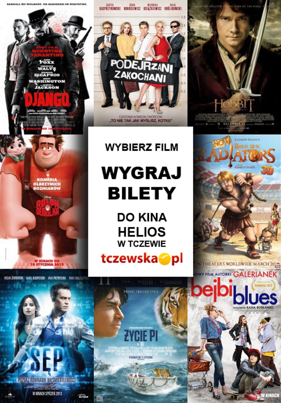 Wybierz film i wygraj bilety do kina! Wybierz film i wygraj bilety do kina!