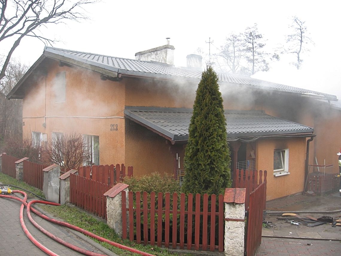 Wybuchł gaz, poparzony mężczyzna