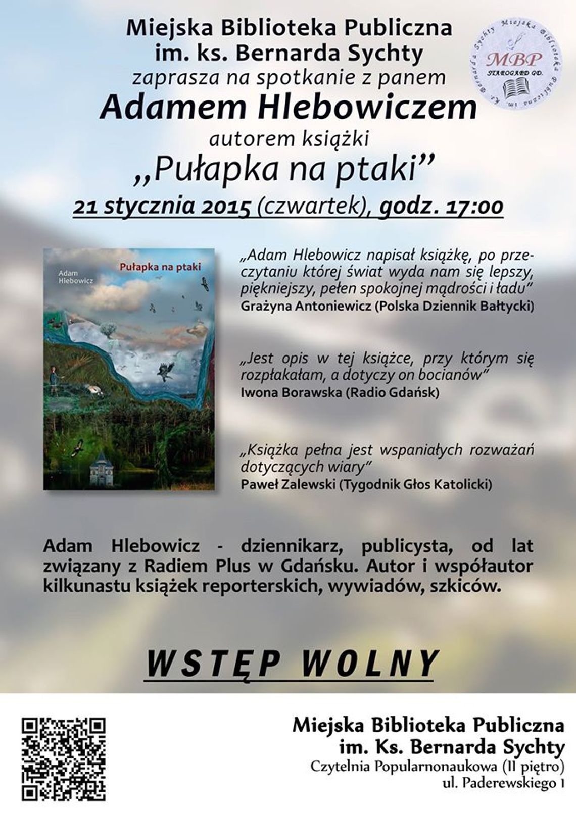 Wyjątkowe spotkanie autorskie w Bibliotece. Już dziś!